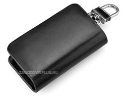 Ключница авто из натуральной гладкой кожи с логотипом JAGUAR