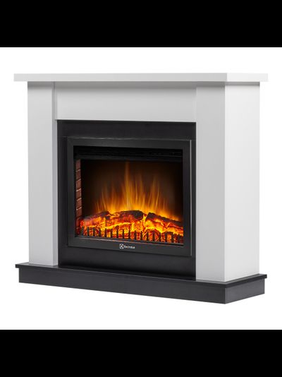 Каминокомплект:Очаг Electrolux EFP/P-2720RLS, портал Canto 25 белый