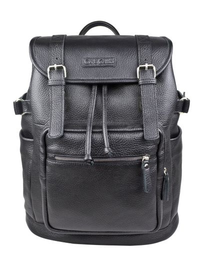 Кожаный рюкзак Volturno NEW Premium black (арт. 3004-61)