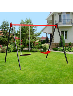 Уличные качели Sv Sport (качели лодочка + качель деревянная на цепях) 3.0м