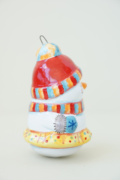 Снеговичка с птичкой - Снежная семейка