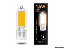 Gauss LED T10 4.5w 830/840 АС220-240v G4