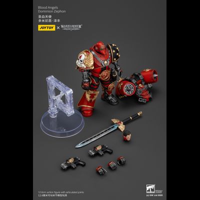 Доминион Зефон, капитан Кровавых Ангелов (Warhammer Horus Heresy) - КОЛЛЕКЦИОННАЯ ФИГУРКА 1/18 Blood Angels Dominion Zephon (JT01154) - JOYTOY