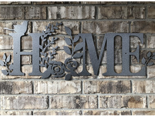 Металлическое панно на стену - ДОМАШНИЙ ОЧАГ-