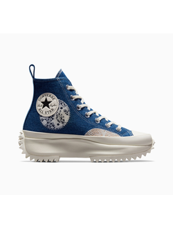 Кеды Converse Run Star Hike Platform Denim Patchwork