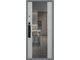 Стальная дверь   Дуэт Б с зеркалом (биометрический замок Smart lock К06)