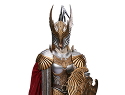 Рыцарь-стражница в серебряной броне  - Коллекционная ФИГУРКА 1/6 Eagle Knight Guard Silver armor Version (ALS010) - POPTOYS