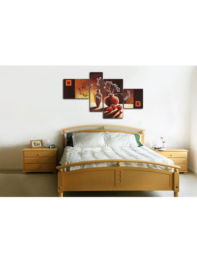 Модульная картина &quot;Ваза с ветвями&quot;