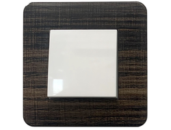 Рамка 1 пост венге Efapel Latina с выключателем