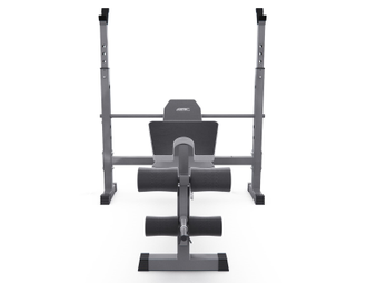 Скамья со стойками под штангу DFC D705