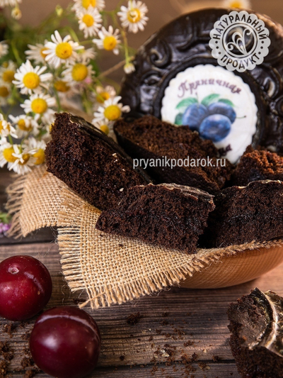 Пряник заварной глазированный "Фонарь" с повидлом  в коробке 420 гр.