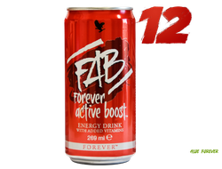 Энергетический напиток 12 ШТ Fab Forever Active Boost