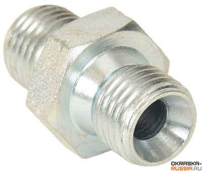 Переходник 1/4" на 1/4" (штуцер, адаптер, переходник) соединение для шлангов высокого давления