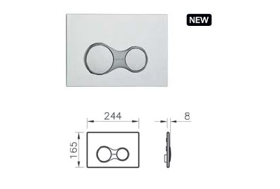 Комплект: Подвесной безободковый унитаз Vitra Integra Round, с тонким сиденьем с микролифтом, инсталяцией и панелью управления, 9856B003-7205