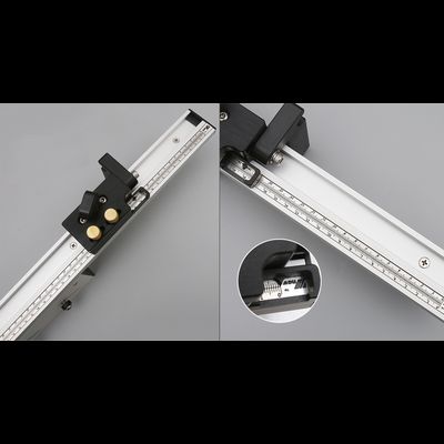 Упор с линейкой и ограничителем для транспортира "V.PRO"