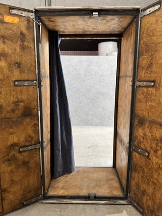 Cabinet with hidden door