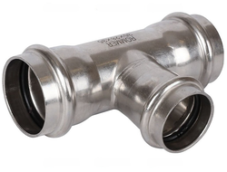 Тройник ROMMER переходной ВПр, 42х35х42 из нержавеющей стали прессовой