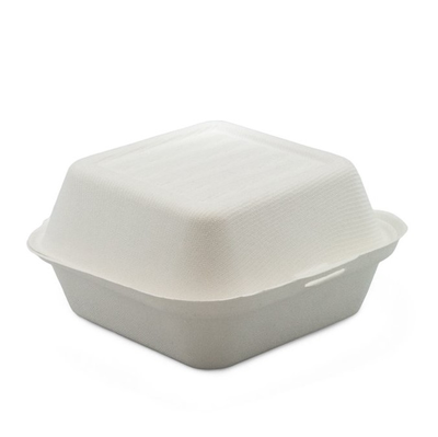"Бенто-бокс" Коробка для торта Бенто (бел. сах. тростник 450мл), 15*15*8см
