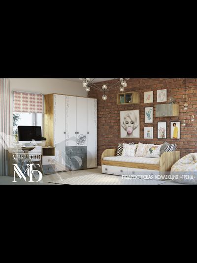 АН-04 полка навесная крафт