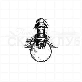 Штампы  старинная газовая лампа