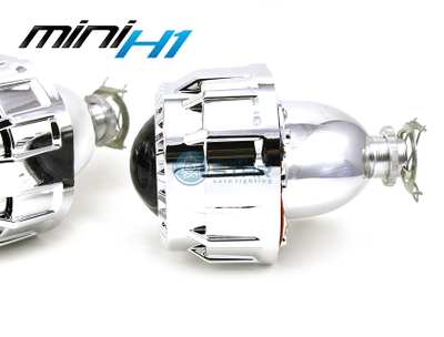 Комплект биксеноновых линз Morimoto Mini H1 G5, 2.5 дюйма, квадратная маска