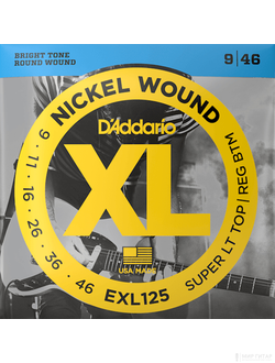 D`Addario EXL125 Nickel Wound (9-46)