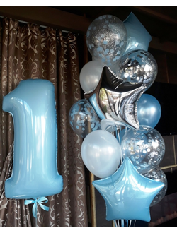 Композиция "Один годик" Конфетти