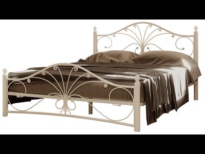 Кровать Фортуна-2 1,6*2,0 белая/ножки белые ш*в*д 1700х1070х2120мм