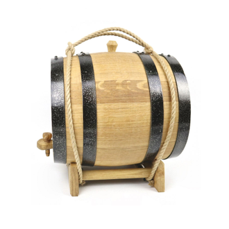 Бочонок из колотого дуба для самогона 3 литра