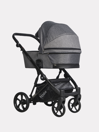 Коляска 2в1 Riko Basic Yoga 01 Графит