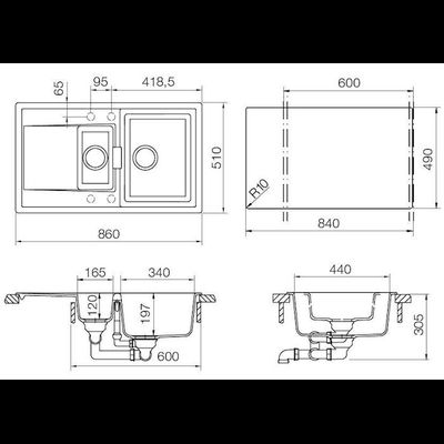 Мойка Schock Eton 60D