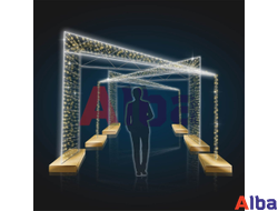 Светодиодный тоннель Треугольники