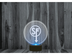 Светильник 3D, ночник Sally Face, Салли Фейс №3