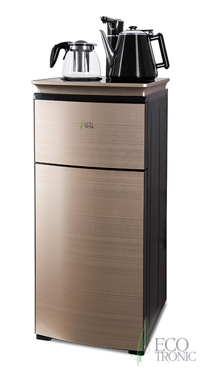Кулер с чайным столиком Тиабар Ecotronic TB9-LN gold