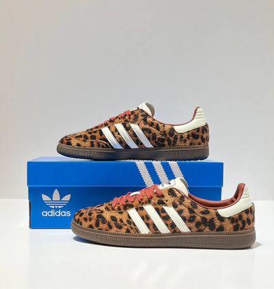 Adidas Samba OG Preloved Red Leopard