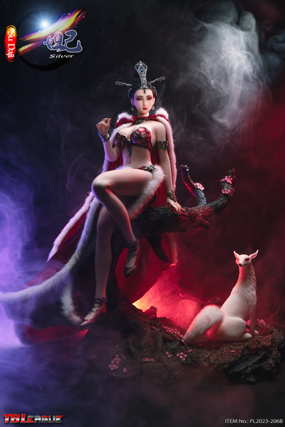 Лиса-оборотень Да Цзи (серебряная версия) - КОЛЛЕКЦИОННАЯ ФИГУРКА 1/6 Su Daji Silver (PL2023-206B) - TBLeague