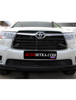 Premium защита радиатора для Toyota Highlander (2014-2017)