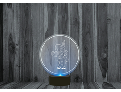 Светильник, ночник 3D Мэйбл, Mabel №2