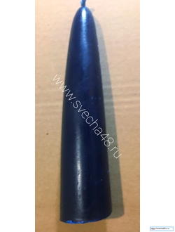 Свеча синяя Алтарная большая (9-12 ч. горения).