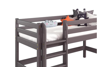 Низкая кровать "Соня" с прямой лестницей Вариант 11