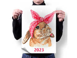 Плакат год Кролика №7