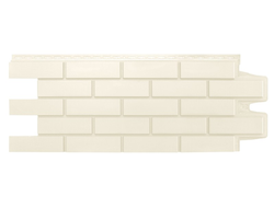 Фасадная панель "Клинкерный кирпич", цвет молочный, серия стандарт