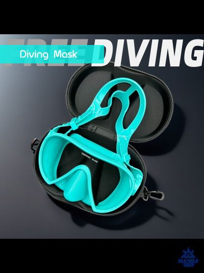 Маска для дайвинга Yon Sub монолинза, аквамарин