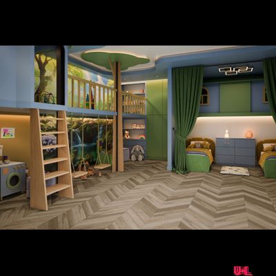 Кварцвиниловая плитка Damy Floor Chevron LVT Сен-Жермен / Saint-Germain DF05-Ch-LVT 43 класс толщина 2.5 мм с фаской клеевая 3.048 м2