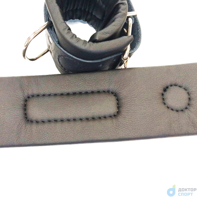 Манжеты "Доктор Спорт" кожаные на ремне