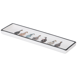 НАБОР СОУСНИКОВ НА ПОДСТАВКЕ "ГУСИ" 5 ПР. 25 * 7 * 5 СМ