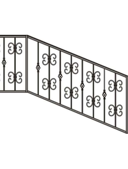 Перила кованые (арт .ПК09)
