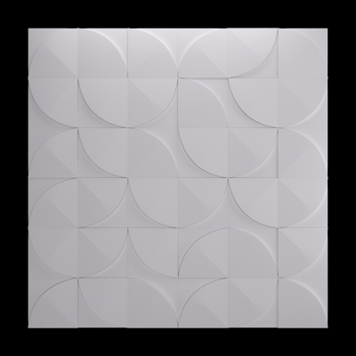 Гипсовая 3D панель "Изгиб"