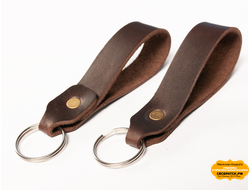 Брелок ременной из натуральной кожи