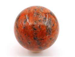 Шар Кварцит оранжевый, Индия (50 мм, 188 г) №28090